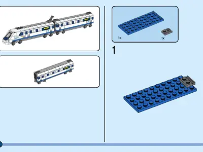 TwindBricks3D - 40518 High-Speed Train 3D print model