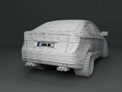 Proton Preve Low-poly 3D model