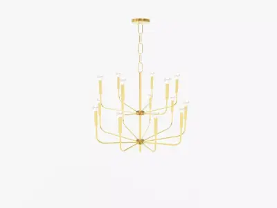 Bailey Medium Chandelier 3D model