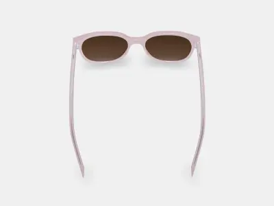 Laurel Sunglasses in Elderflower Crystal 3D model