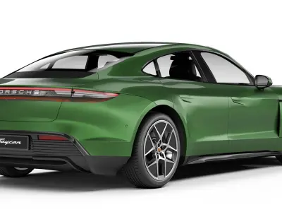 Porsche Taycan 2025 3D model