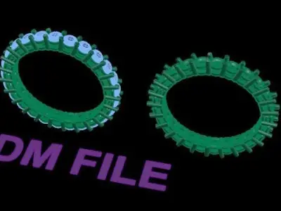 Dainty Infinity Diamond band 2mm Size3 3D print model