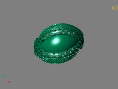 Fancy Womens Rings Plain Rings Ready STL 3DM Models Rings 3D print model 16