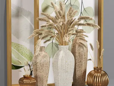 decorative set01 3D model