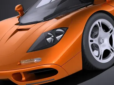 McLaren F1 1994-1998 VRAY 3D model