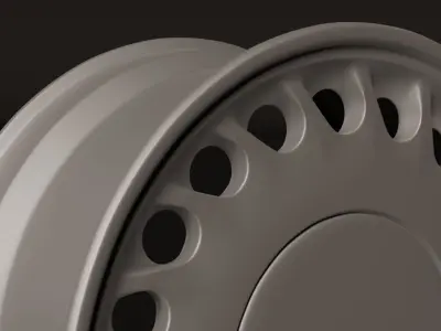 Opel Kadett GSI Rims 3D model