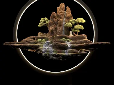 decorative Light  Low-poly 3D model