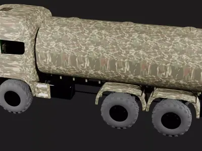 TRUCK Low-poly 3D model