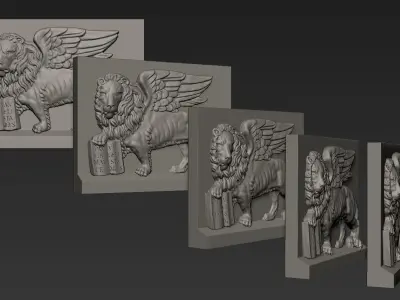 Lion of Saint Mark 3D model