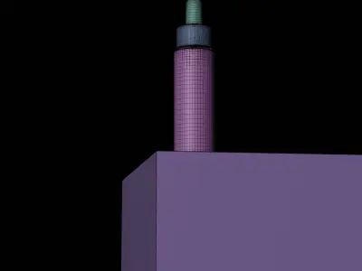 Cosmetics Bottle 3D model