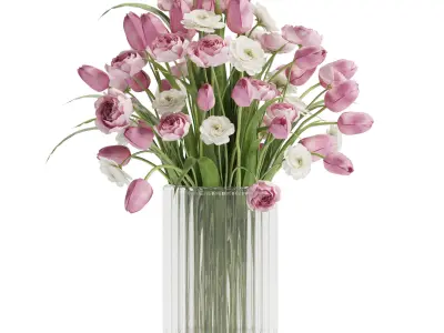 Flower In Vase Collection 02