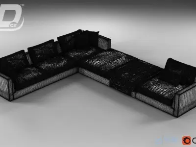 Baxar Corner Sofa 3D model