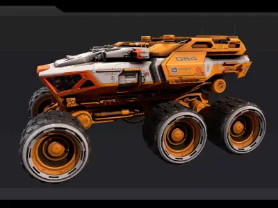 HPEV - Rover Low-poly 3D model