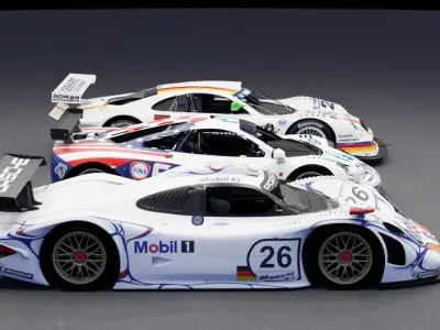 Holy Trinity 90s Car Pack  3D model