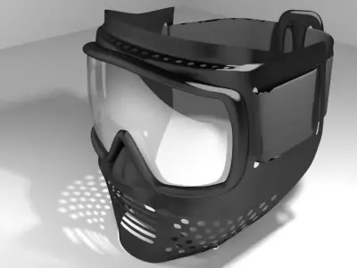 Paintball Mask 3D model