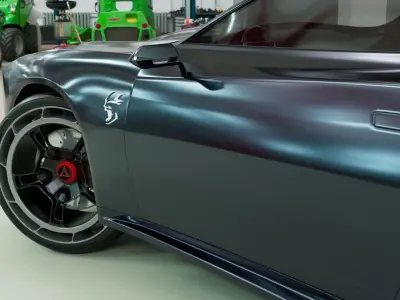 dodge charger daytona srt 2024 Low-poly 3D model