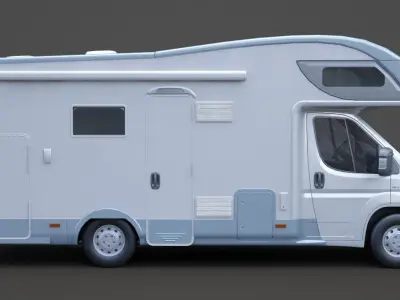 Fiat Ducato Campervan 3D model
