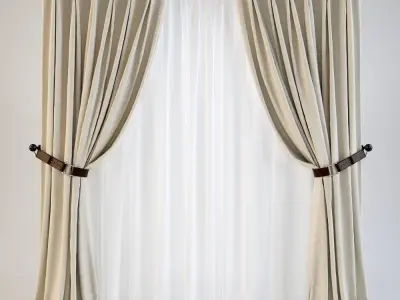 Curtains part 2 3D Model Collection