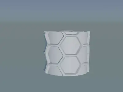 Vases hexagons 3D print model