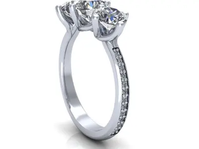 luxury ring  3D print model purchase
