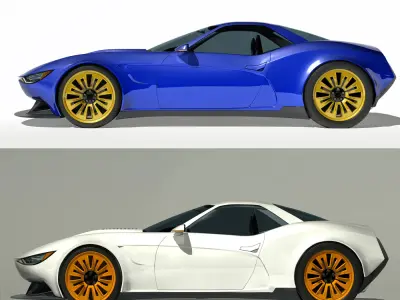 2013 Kukhri GT Concept Sports Car 3D model