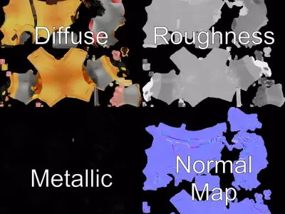 Elephant Explorer model pack Low-poly 3D model