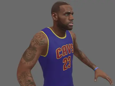 Basketball Player Free 3D model