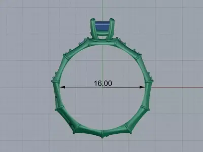 rings bambu 3D print model
