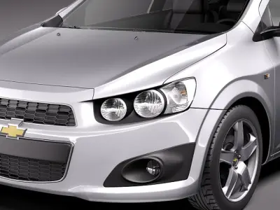 Chevrolet Aveo Sonic Sedan 2012 3D Model 3D model