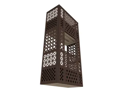 Fasade Elements Balcony Railing Ornament 3D model