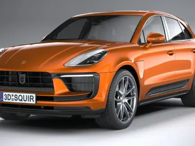 Porsche Macan S 2022 3D model