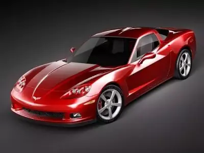 Chevrolet Corvette C6 CG 3D model
