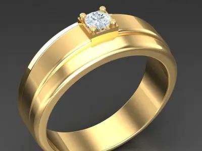 Luxury Men Rings Designs 5MR083 3D print model