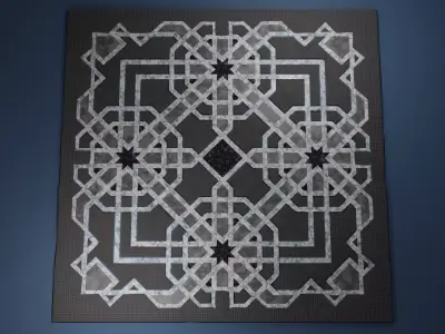 Emin Inonu Town Square Low-poly 3D model