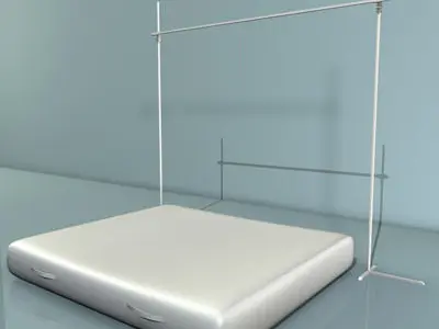 high jump 01 3D model