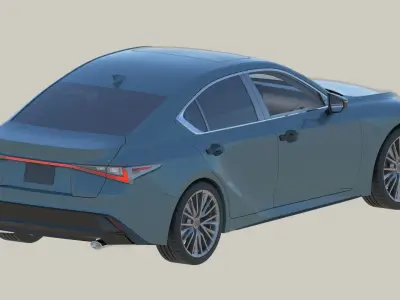 Lexus IS Car 3D model