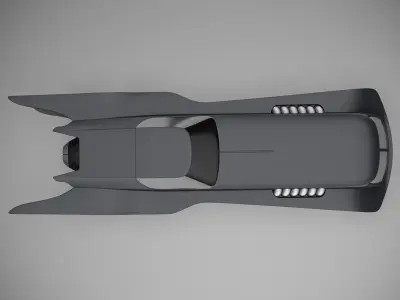 Batmobile from Batman The Animated Series 3D print model