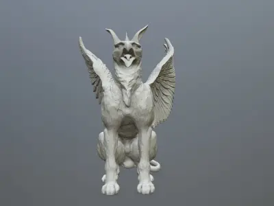 Statue Creature 3D print model