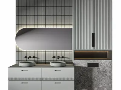 Luxury Bathroom 293 3D model