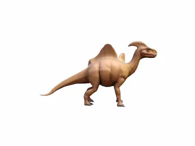 3d Render Parasaurolophus Was A Herbivorous Dinosaur 3D model