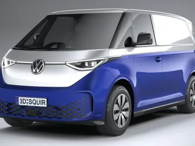 Volkswagen ID Buzz Cargo 2023 3D model