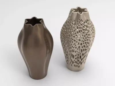 Vase Voronoi 72 3D print model