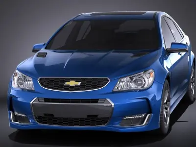 Chevrolet SS CG 2016 VRAY 3D model