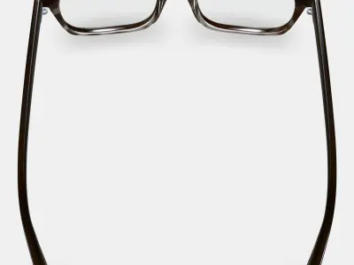 Mullins Eyeglasses in Greystone 3D model