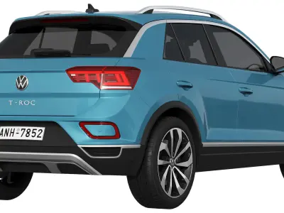 Volkswagen T-Roc 2022 3D model