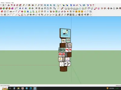 sculpture tower 3d model 3D model