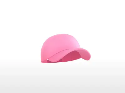 Pink Cap 3D model