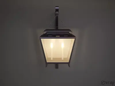 Hotel Costes Paris Exterior Light Free 3D model