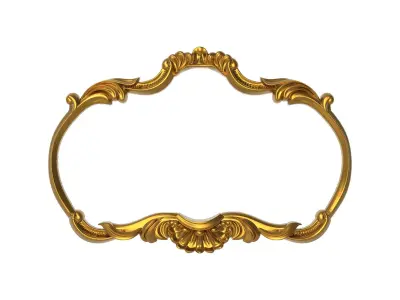 5 carved frames set 3D Model Collection
