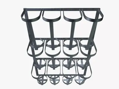 Wine Rack 3D model